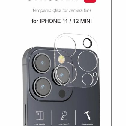 Swissten Tempered Glass For Camera Lens For Apple iPhone 11 / 12 Mini 94500101 8595217486614