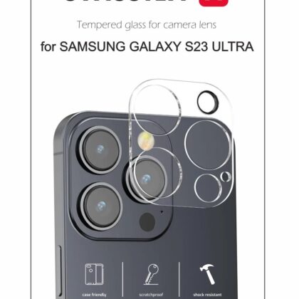 Swissten Tempered Glass For Camera Lens For Samsung Galaxy S23 Ultra 94500205 8595217486799