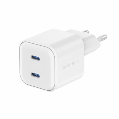 Swissten GaN PD 2x USB-C Travel Charger 20W 22070500 8595217487185