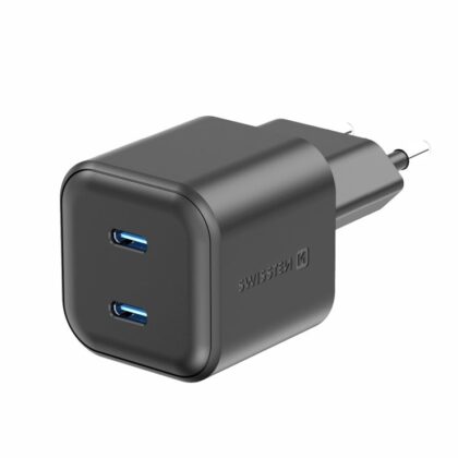 Swissten GaN PD 2x USB-C Travel Charger 20W 22070510 8595217487192