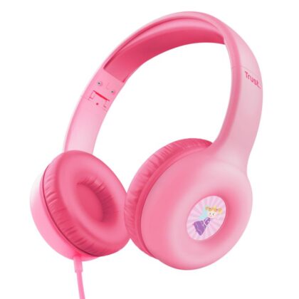 HEADPHONES NOUNA KIDS/PINK 25277 TRUST  25277 8713439252774