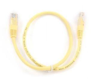 PATCH CABLE CAT5E UTP 0.5M/PP12-0.5M/Y GEMBIRD  PP12-0.5M/Y 8716309038553