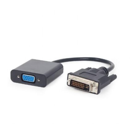 I/O ADAPTER DVI TO VGA/BLACK A-DVID-VGAF-01 GEMBIRD  A-DVID-VGAF-01 8716309096454