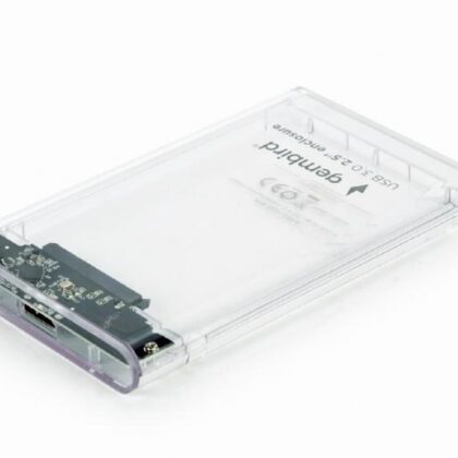 HDD CASE EXT. USB3 2.5"/TRANSPARENT EE2-U3S9-6 GEMBIRD  EE2-U3S9-6 8716309103565