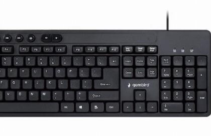 KEYBOARD +MOUSE USB ENG/KBS-UM-04 GEMBIRD  KBS-UM-04 8716309118125