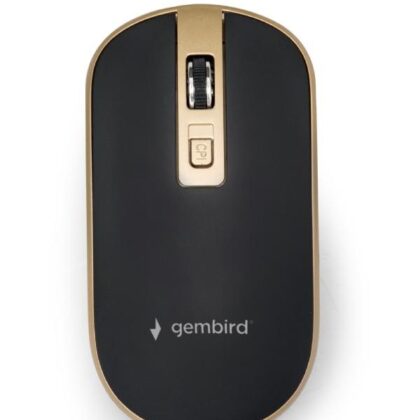 MOUSE USB OPTICAL WRL BLACK/GOLD MUSW-4B-06-BG GEMBIRD  MUSW-4B-06-BG 8716309122160