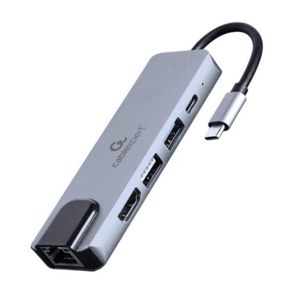 I/O ADAPTER USB-C TO HDMI/USB3/5IN1 A-CM-COMBO5-04 GEMBIRD  A-CM-COMBO5-04 8716309124270