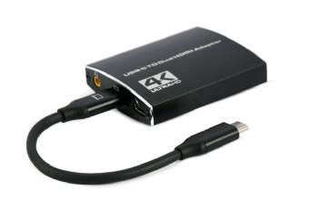 I/O ADAPTER USB-C TO HDMI/DUAL A-CM-HDMIF2-01 GEMBIRD  A-CM-HDMIF2-01 8716309124447