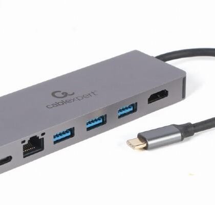 I/O ADAPTER USB-C TO HDMI/USB3/5IN1 A-CM-COMBO5-05 GEMBIRD  A-CM-COMBO5-05 8716309127097