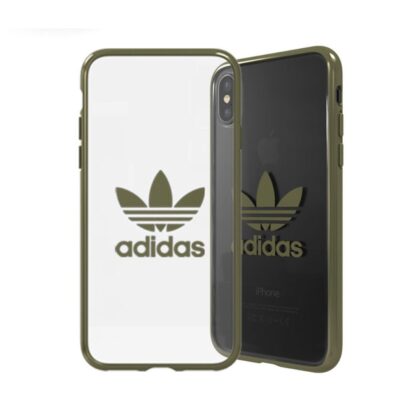 Adidas OR Clear Case - Bumper for Apple iPhone X / XS Green AD-OR-CC-IPHXS-GR 8718846051408