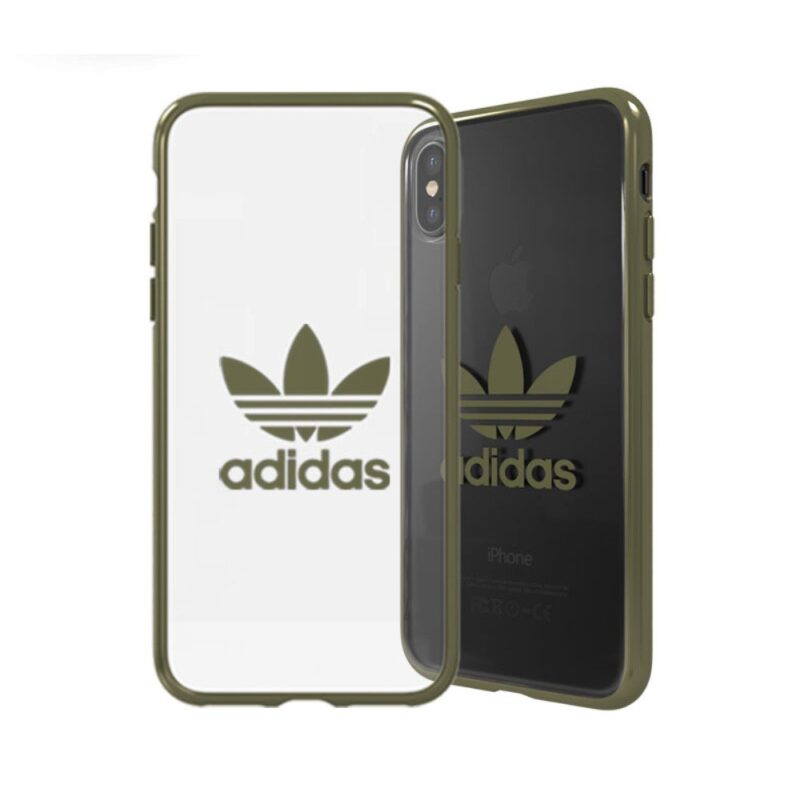 Adidas OR Clear Case - Bumper for Apple iPhone X / XS Green AD-OR-CC-IPHXS-GR 8718846051408