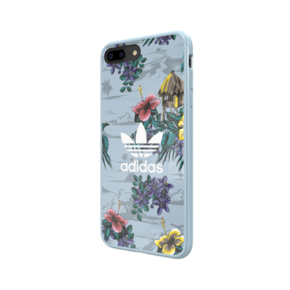 Adidas Floral Case Silicone Case for Apple iPhone X / XS Blue AD-FC-IPHX-BL 8718846068017