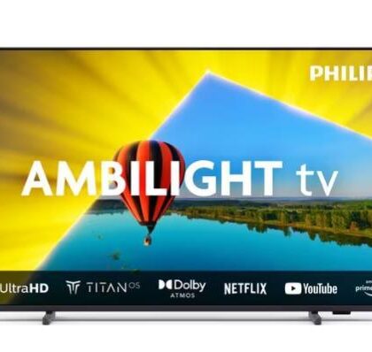 TV Set PHILIPS 43" 4K/Smart 3840x2160 Wireless LAN Bluetooth Titan OS 43PUS8079/12  43PUS8079/12 8718863041192