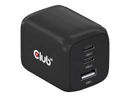 MOBILE CHARGER WALL 3PORT/GAN 65W CAC-1913EU CLUB3D  CAC-1913EU 8719214472658