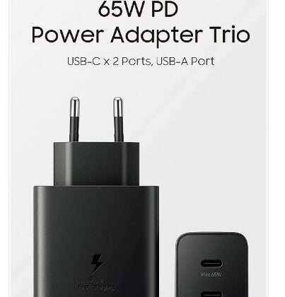 Samsung EP-T6530 Power Adapter Trio 65W PD EP-T6530NBEGEU 8806092673885