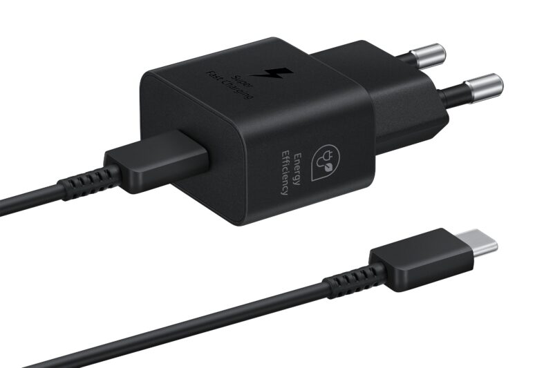 Samsung EP-T2510X Travel Charger 25W with USB-C to USB-C Cable 1m EP-T2510XBEGEU 8806094912029