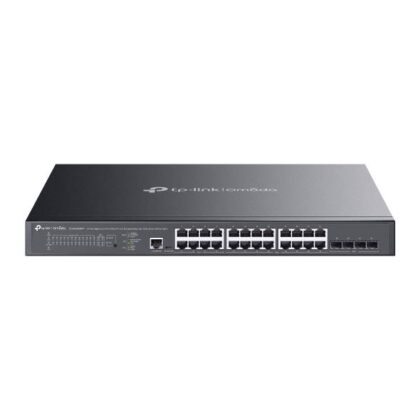 Switch TP-LINK Omada SG3428XMPP Rack 24x10Base-T / 100Base-TX / 1000Base-T 4xSFP+ 1xConsole 1 PoE+ ports 16 500 Watts SG3428XMPP  SG3428XMPP 8885020620856