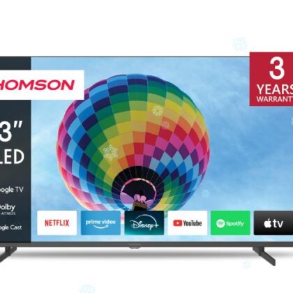 TV Set THOMSON 43" 4K/Smart QLED 3840x2160 Wireless LAN Bluetooth Google TV Black 43QG4S14  43QG4S14 9120106661583