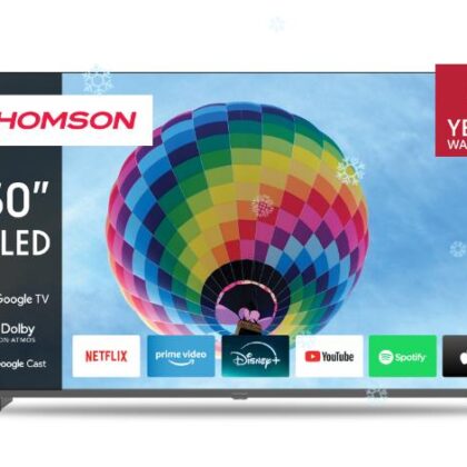 TV Set THOMSON 50" 4K/Smart QLED 3840x2160 Wireless LAN Bluetooth Google TV Black 50QG4S14  50QG4S14 9120106662108