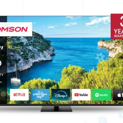 TV Set THOMSON 65" 4K/Smart 3840x2160 Wireless LAN Bluetooth Google TV Black 65UG5C14  65UG5C14 9120106662269