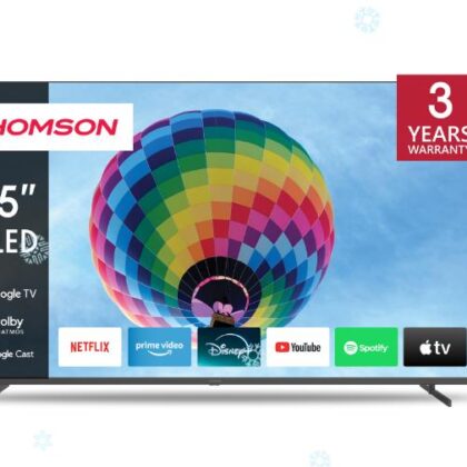 TV Set THOMSON 65" 4K/Smart QLED 3840x2160 Wireless LAN Bluetooth Google TV Dark Grey 65QG4S14  65QG4S14 9120106662894