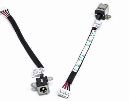 Power jack with cable