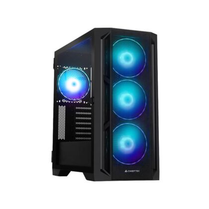 Case CHIEFTEC APEX LUMO Tower ATX EATX MicroATX MiniITX Colour Black GA-01B-L-OP  GA-01B-L-OP 0753263078810