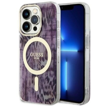Guess GUHMP14XHLEOPWP Back Case for Apple iPhone 14 Pro Max GUHMP14XHLEOPWP 3666339115708