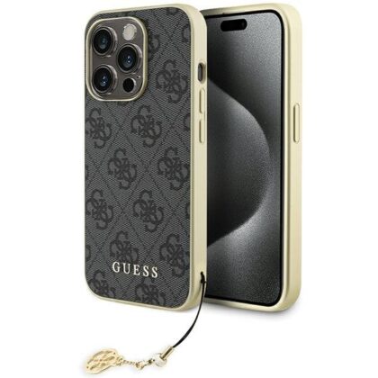 Guess 4G Charms Collection Back Case for Apple iPhone 15 Pro GUHCP15LGF4GGR 3666339171681