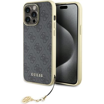 Guess 4G Charms Collection Back Case for Apple iPhone 15 Pro Max GUHCP15XGF4GGR 3666339171698
