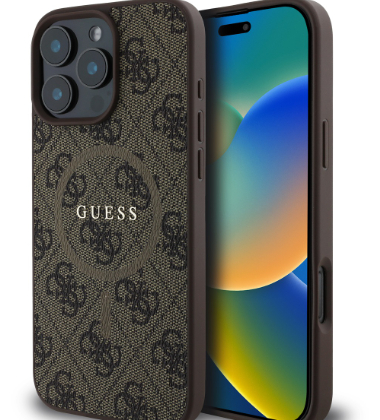 Guess GUHMP16LG4GFRW Back Case for Apple iPhone 16 Pro GUHMP16LG4GFRW 3666339327262