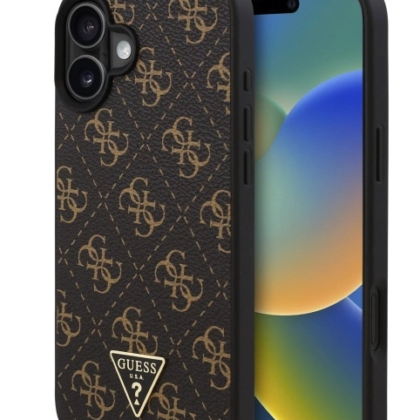 Guess New 4G Triangle Back Case for Apple iPhone 16 Plus GUHCP16MPG4GPK 3666339340193