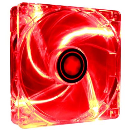 CASE FAN 120MM TRANSP 3PIN+4P/RED 12V XF046 XILENCE  XF046 4044953500930