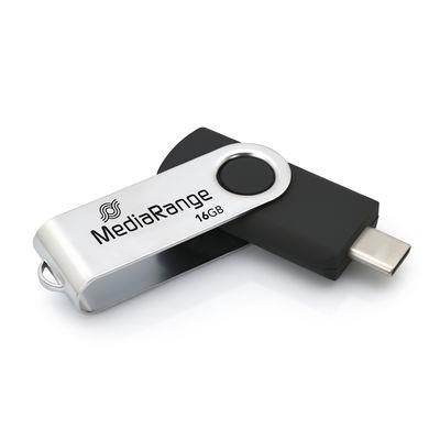 MEMORY DRIVE FLASH USB-C 16GB/MR1951 MEDIARANGE  MR1951 4260664879442