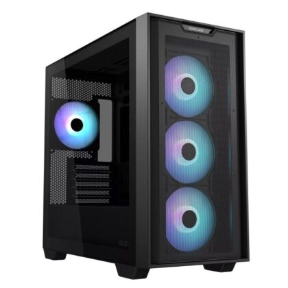 Case ASUS A21 PLUS MidiTower Case product features Transparent panel Not included MicroATX MiniITX Colour Black A21PLUSTGARGBBLACK  A21 PLUS TG ARGB BLACK 4711387508084