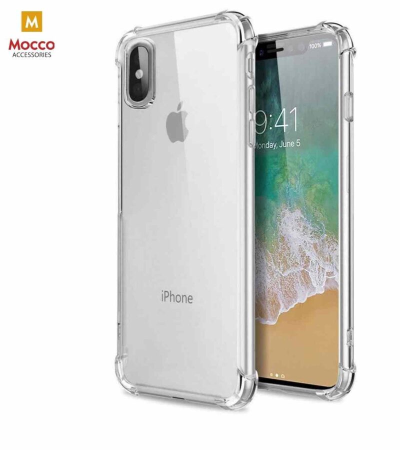 Mocco Anti Shock Case 0.5 mm Silicone Case for Apple iPhone 7 / 8 Transparent MC-BC-IPH7/8-TR 4752168040478