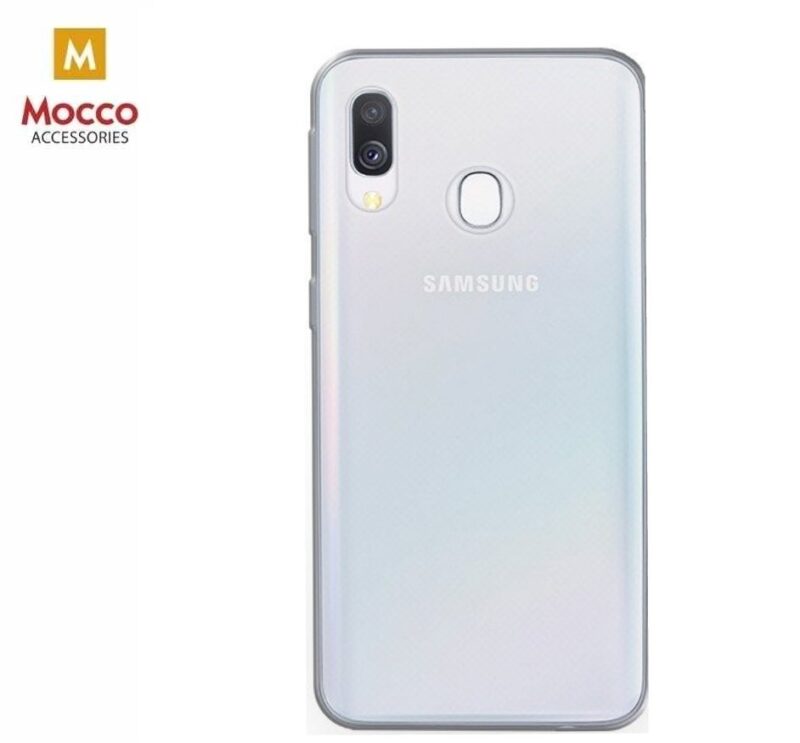 Mocco Ultra Back Case 0.3 mm Silicone Case for Samsung A205 Galaxy A20 Transparent MC-BC-SA-A20-TR 4752168071106