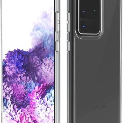 Mocco Ultra Back Case 1 mm Silicone Case for Samsung Galaxy S20 Ultra Transparent MC-BC1MM-S20U-TR 4752168079614