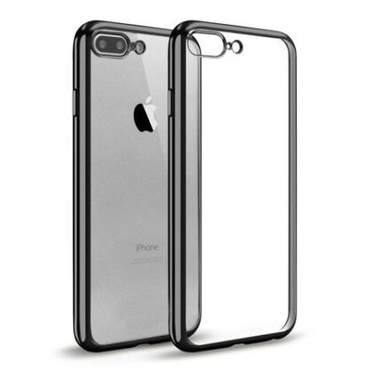 Mocco Electro Jelly Silicone Case for Apple iPhone 11 PRO Transparent - Black MC-ELCTR-APP-11PRO 4752168085547