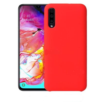 Mocco Liquid Silicone Soft Back Case for Samsung Galaxy A41 Red MO-LQ-SA-A41-RE 4752168088791