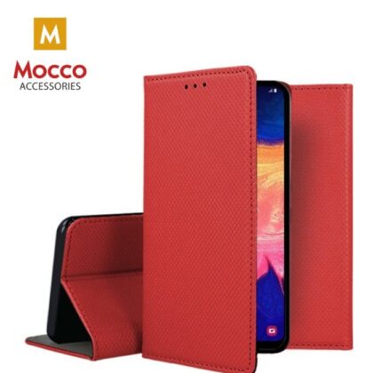 Mocco Smart Magnet Book Case For Xiaomi Mi 10 / Mi 10 Pro Red MO-MA-XIA-MI10-RE 4752168091289