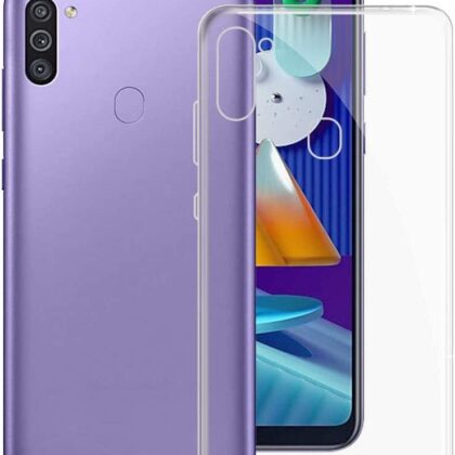 Mocco Ultra Back Case 1 mm Silicone Case for Samsung Galaxy M11 Transparent MC-BC1MM-M11-TR 4752168091401