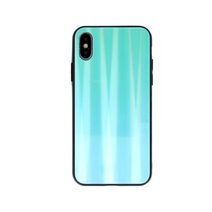 Mocco Aurora Glass Back Case for Apple iPhone 7 / 8 / SE 2020 Blue MO-TR-AUR-IPH78SE2-WBL 4752168091951