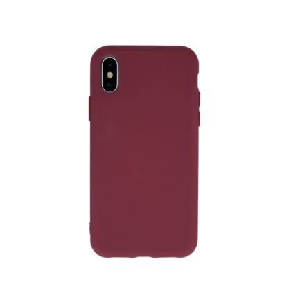 Mocco Liquid Silicone Case for Samsung Galaxy A42 5G Burgundy MO-LQ-SA-A42-BO 4752168095065