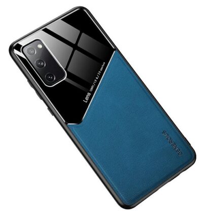Mocco Lens Leather Back Case for Apple iPhone 11 Pro Blue MO-LC-APP-IP11PRO-BL 4752168098547