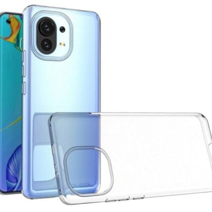 Mocco Ultra Back Case 0.3 mm Silicone Case for Xiaomi Mi 11 5G Transparent MO-BC-XIA-MI11-TR 4752168102008