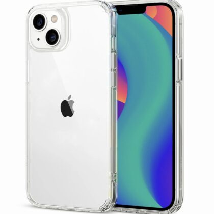 Mocco Ultra Back Case 1 mm Silicone Case for Apple iPhone 14 Plus Transparent MO-BC1MM-IP-14PL-TR 4752168111246