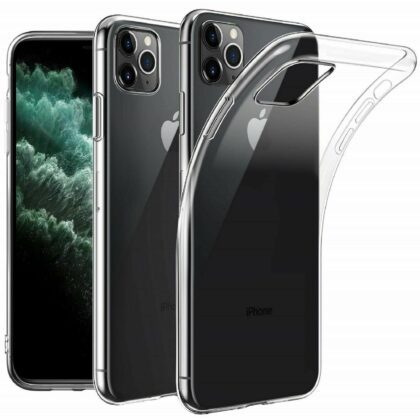 Mocco Ultra Back Case 1 mm Silicone Case for Apple iPhone 14 Pro Transparent MO-BC1MM-IP-14PR-TR 4752168111253
