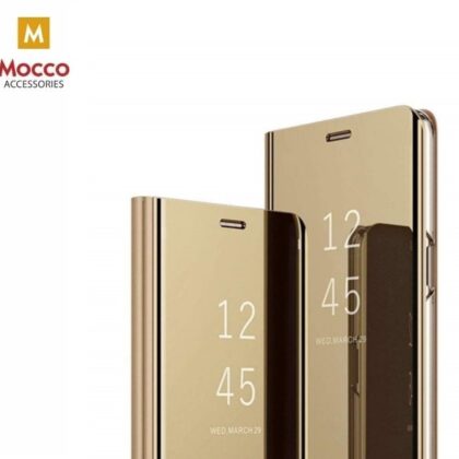 Mocco Clear View Cover Case For Samsung Galaxy A22 4G Gold MO-CL-SA-A225G-GO 4752168113110