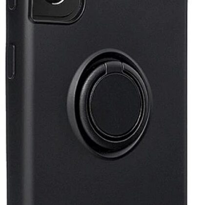 Mocco Pastel Ring Silicone Back Case for Samsung Galaxy S23 Plus Black MO-RING-SA-S23PL-BK 4752168113509